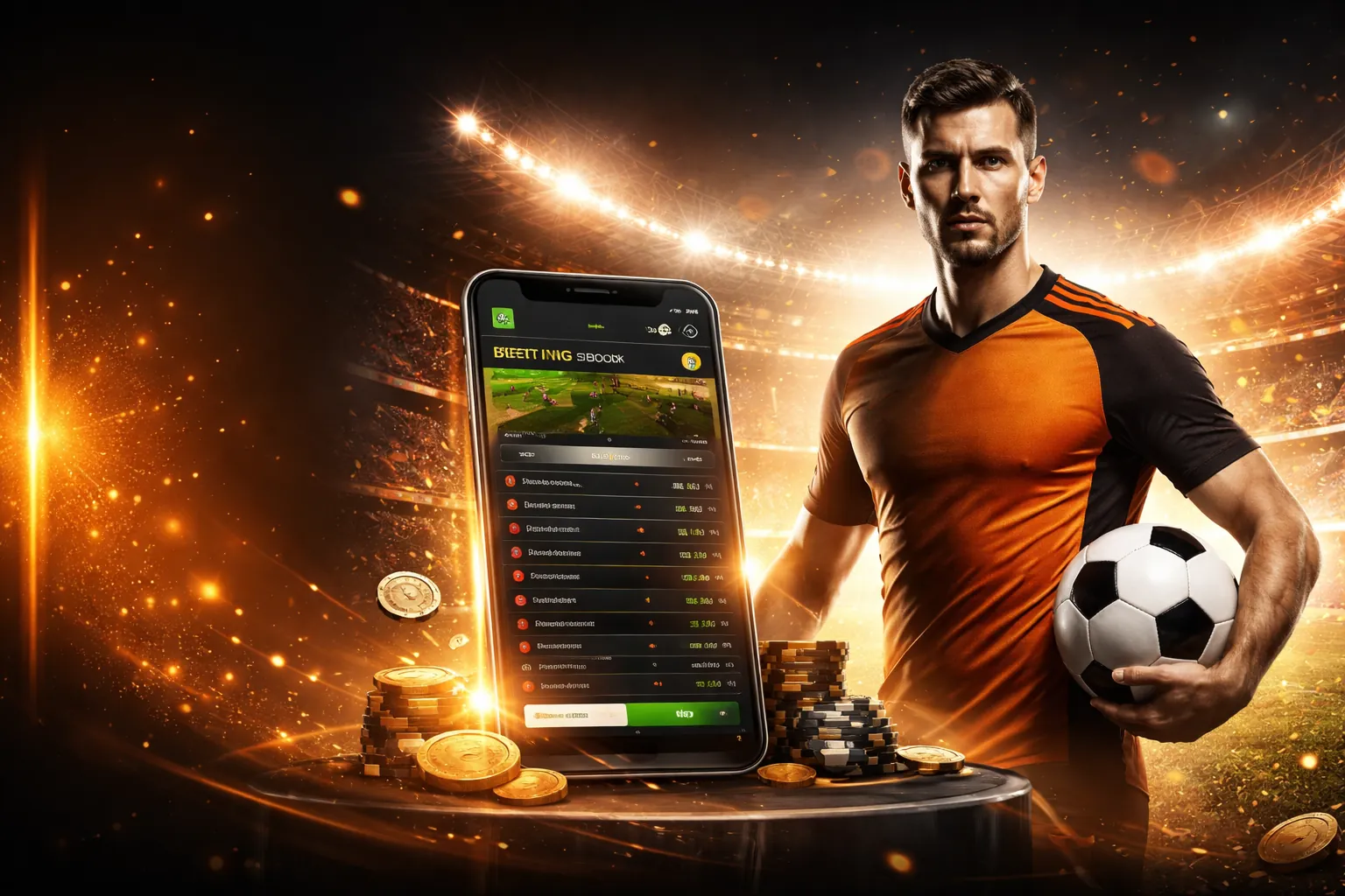 Hình ảnh chính trang chủ Ball 88 với các trò cá cược thể thao và casino sôi động